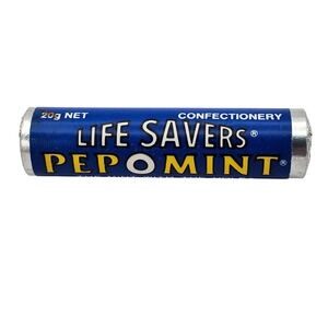 Vintage Life Savers Pep O Mint Peppermint Roll Unopened 20 g Australasia 1978-85